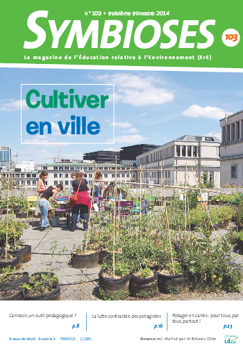 couverture du magazine Symbioses n°103 "Cultiver en ville"